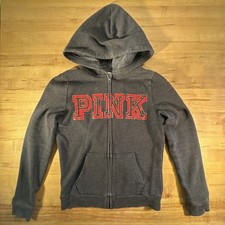 Victoria s Secret PINK Full Zip Hoodie Women s Size XS