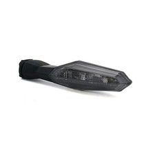 A Pair LED Turn Signal Indicator Lights For Kawasaki Smoke Lens