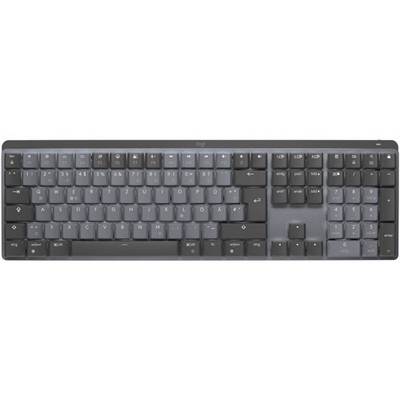 Logitech MX Mechanical Graphite, LEDs weiß, Kailh Choc V2 LOW PROFILE BROWN, Log