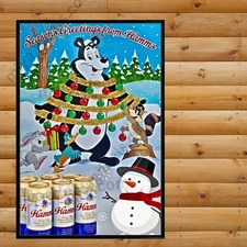 Hamms Beer 16x24 Vintage Retro Style Bar Pub Decor Hamm's Beer Christmas Gift
