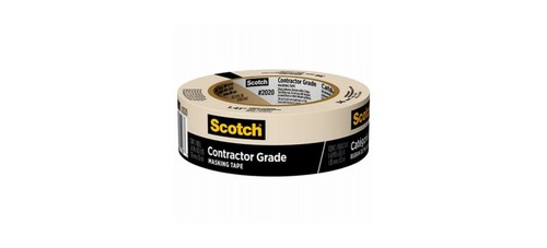 SCOTCH 2020-36AP Masking Tape, 60 yd L, 1.41 in W, Tan - 第 1/10 張圖片