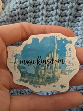 Disney parks, Disneyland, Disneyworld, Castle, Cinderella, Vinyl Sticker