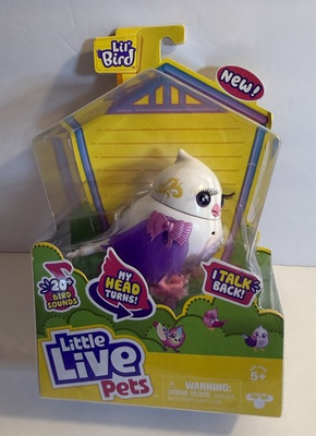 #ad Little Live Pets Lil#x27; Bird Tweeterina Interactive Head Moves 20 Bird Sounds $14.95