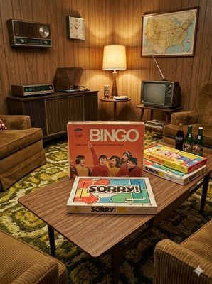 Vintage 1968 Whitman Bingo Game No. 4709 Complete 25 Card Set USA Retro Shaker