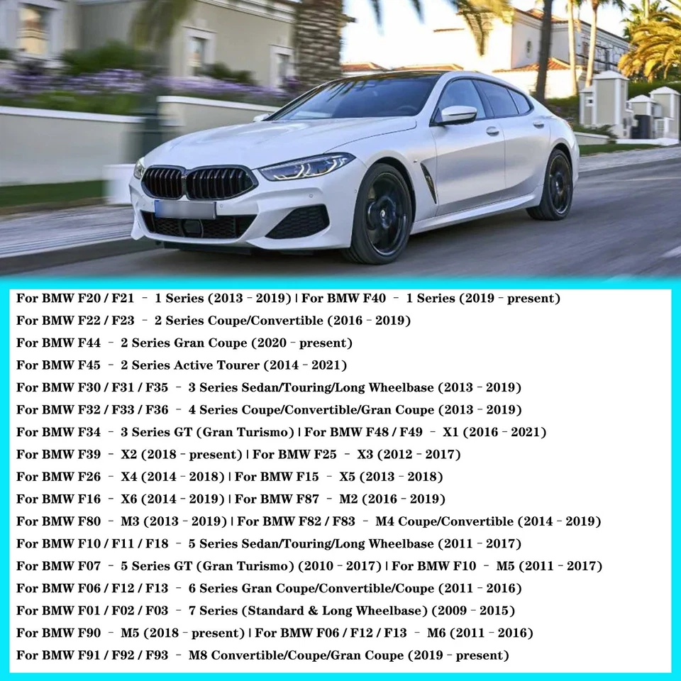 Flat Bottom Steering Wheel For BMW Custom F Series F20 F22 F30 F32 F36 M2 M3 M4 - Image 2 of 4