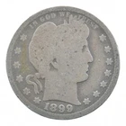 BETTER 1899-O Liberty Barber 90% Silver US Quarter *101