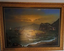 Quadro olio su tela Mario Galanti