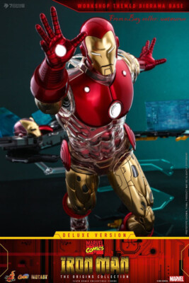 HotToys 1/6 Cms08d38 The Origins Collection Iron Man Deluxe