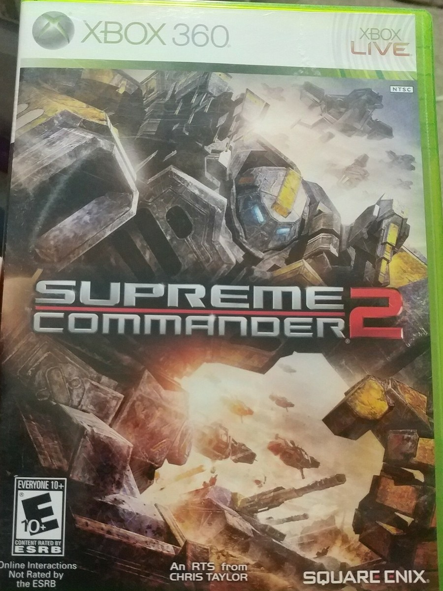 CIB Supreme Commander 2-Microsoft Xbox 360-Complete w/manual-tested/working