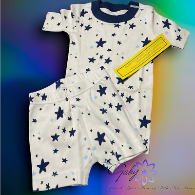Hanna Andersson Moon And Back Jungen Und Mädchen Pyjama Set Größe 90 cm 3y
