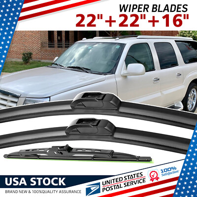 For Land Rover Range Rover Sport 2006-2013 OEM Wiper Blades Set of 22''/22''/16''