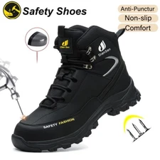 steel toe shoes Anti-slip Roofing Shoes Men safety shoes Indestructible soles