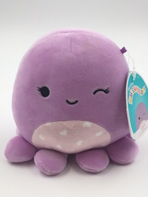 Original Squishmellow ( Violet) The Octopus 5  NWT