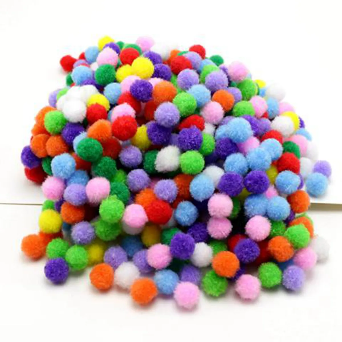 Craft Pom-Poms, 1 1/2 Assorted Colors, 50/Bag