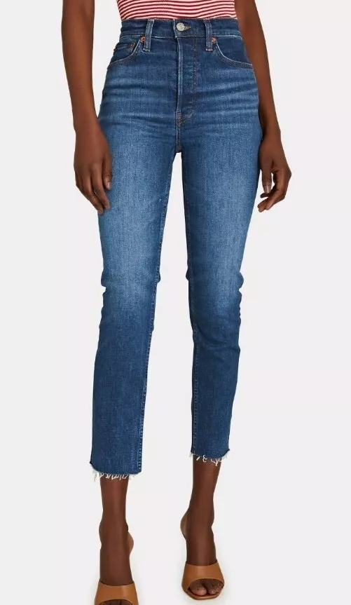 Redone high rise best sale crop