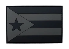 Puerto Rico Flag Tactical Patch [PVC Rubber-3.0 X 2.0 - PF4]
