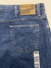 NEW VNTG Wrangler Blues SZ 24 40 x 32 USA MADE WB100AD High Rise Mom Jeans