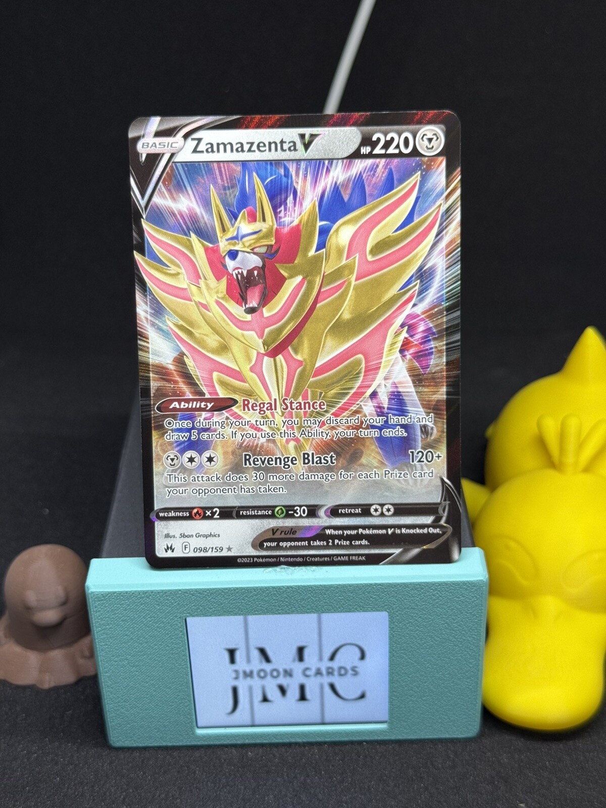 Zamazenta V 098/159 Crown Zenith Holo Mint/NearMint