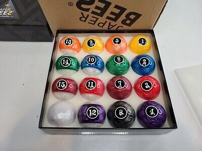 JAPER BEES Pool Balls Billiard Balls Pool Table Balls Set