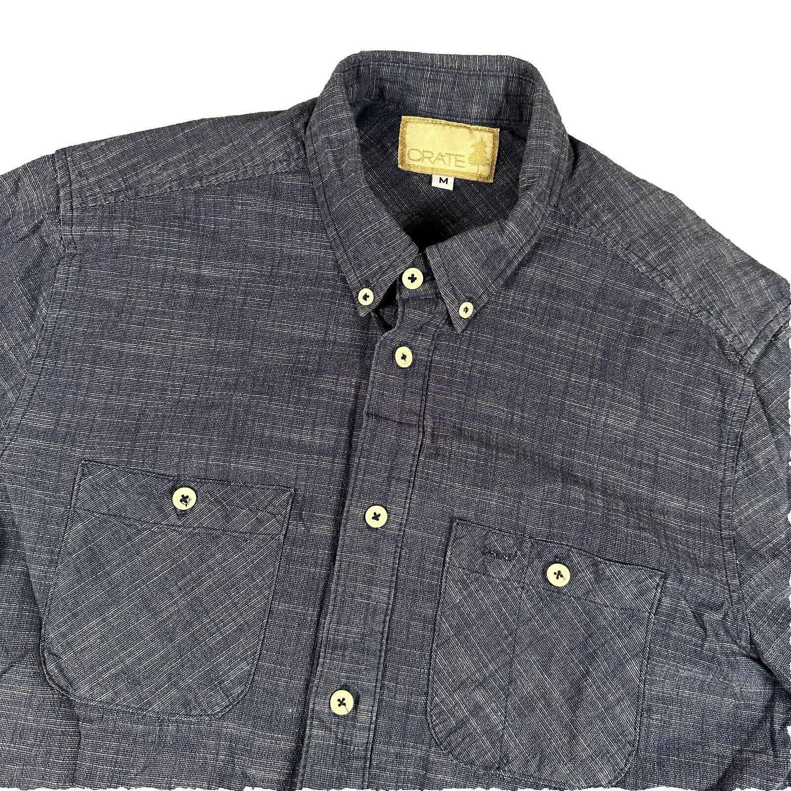 Crate Short Sleeve Regular Size Casual Button-Down Shirts for Men