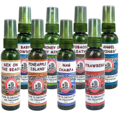 2-PACK ASSORTED 70ml Blunteffects Odor Eliminator Spray Room & Car Air Freshener