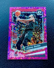 2023-24 DONRUSS OPTIC JIMMY BUTLER #154 PINK FAST BREAK PRIZM HEAT /25