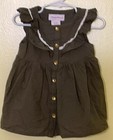 TOMMY BAHAMA Baby Girl Sleeveless Dress HUNTER GREEN Sz 24 Months — photo 1