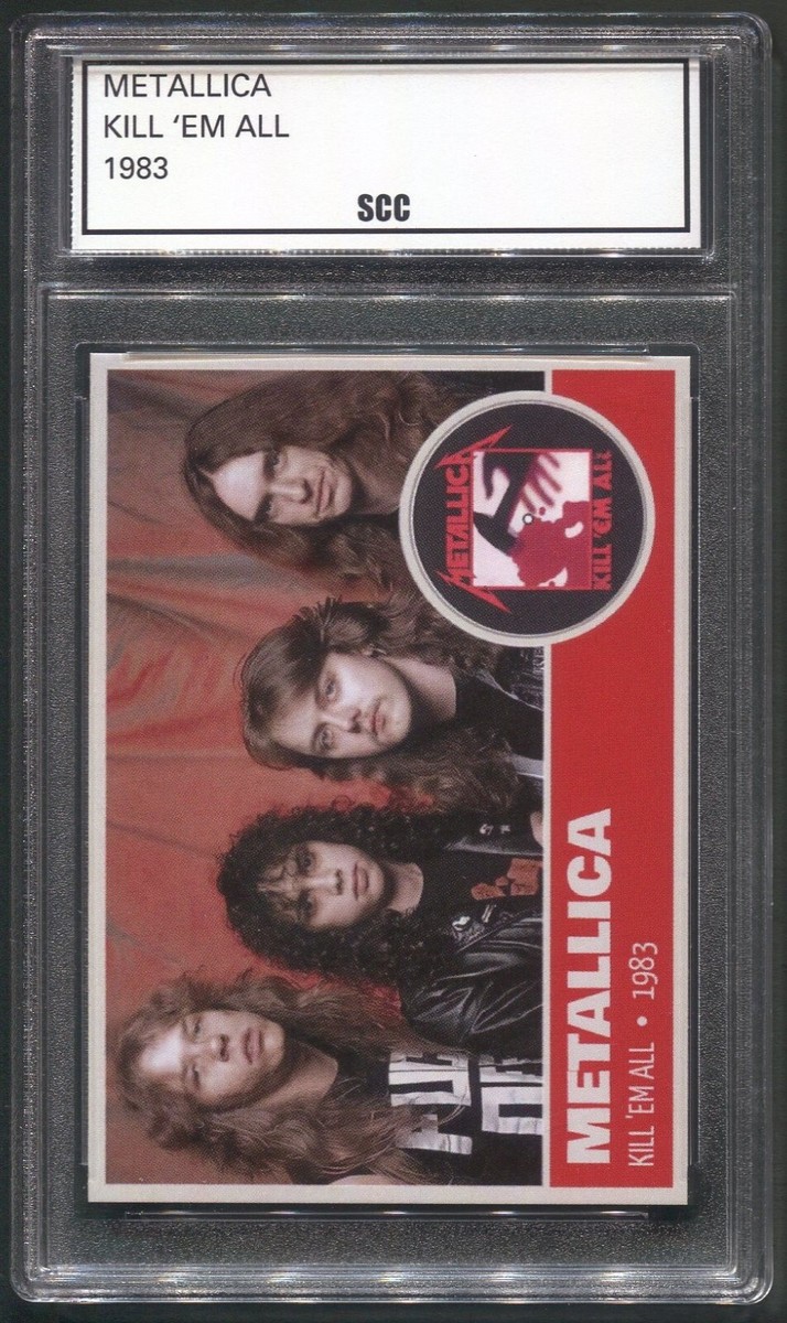 Custom 1983 Metallica Kill 'Em All Trading Card | eBay