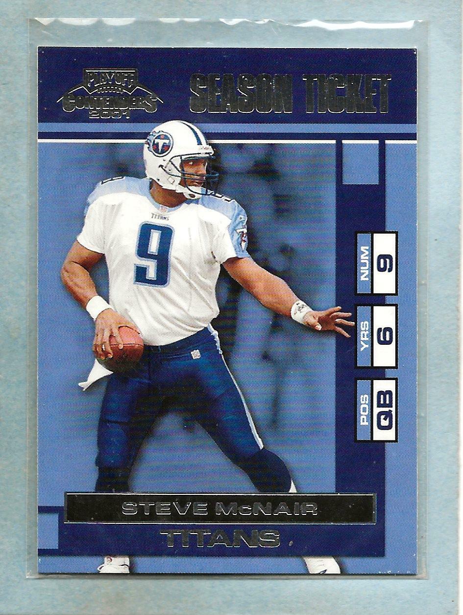 STEVE McNAIR - 2001 Playoff Contenders - "Season Ticket" - #94 - $1.00 Shipping