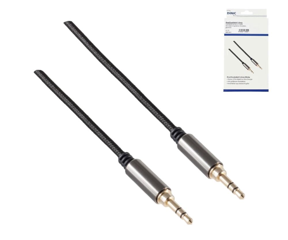 Клинкенкабель DINIC HQ 35мм schwarz Текстильная ткань Клинкенштек 35мм 1906845 2790₽