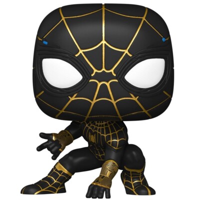 FUNKO   Marvel   SPIDERMAN   No Way Home   #911   BL/GOLD   w/Pro   Ships Free