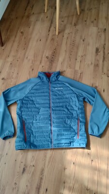 Columbia Herren Steppjacke Softshell Blau XL