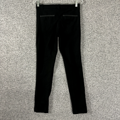 Vince Women's Size 4 Black Viscose Skinny Zip Pocket Pants | eBay