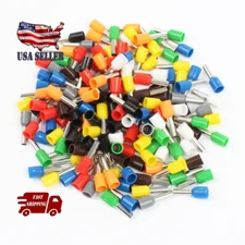 Insulated Ferrules Terminal Block Cord Wire End Connector Electrical Crimp 100pc