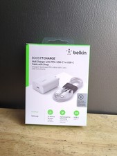 Belkin Boost Charge Wall Charger With PPS USB -C To USB-C Cable With Strap