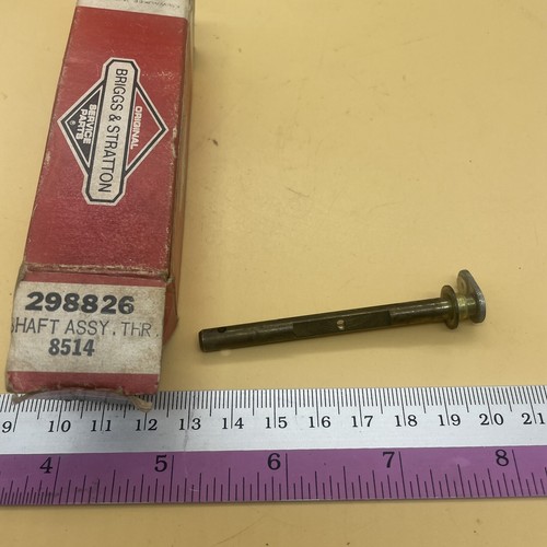298826 Genuine Briggs & Stratton Throttle Shaft Carburetor Carb NOS OEM