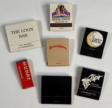 Vintage Matchbook Lot of 7 Matchbooks Unused