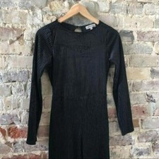 Monteau Los Ángeles Women’s Black Open Back Sleeve Jumpsuit