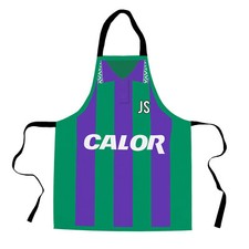 Hibernian 1994 Away Shirt - Retro Personalised Showerproof Apron