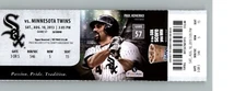 Minnesota Twins vs Chicago White Sox 8/10/2013 Full Ticket - Paul Konerko .