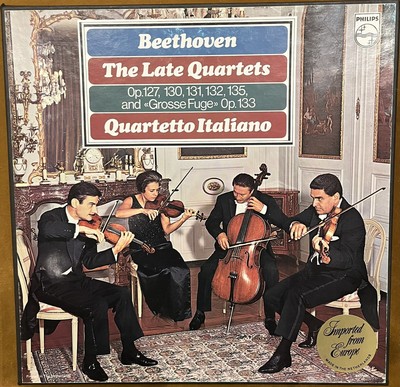 BEETHOVEN - The Late Quartets Philips 6707031 Stereo LP Netherlands 4 x LP Box