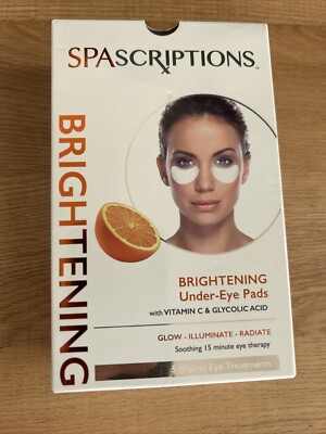 Spascriptions Anti-Aging Under Eye Pads with Vitamin C and Glycolic Acid 5 Pairs