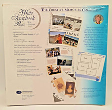 Creative Memories 12x12 White Scrapbook Pages 15 Sheets 30 Page RCM-12S VTG NEW
