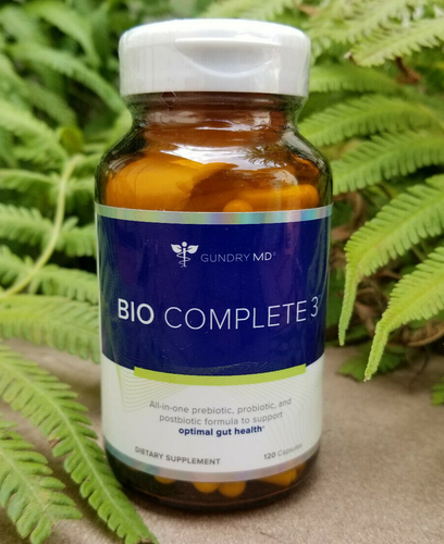 Gundry MD Bio Complete 3 Supplement 120 Capsules Optimal Gut Health Mfg. 0122