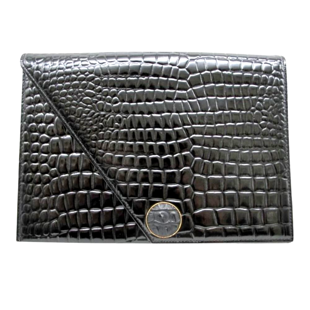 Borsa pochette Yves Saint Laurent in pelle nera 8BE0640