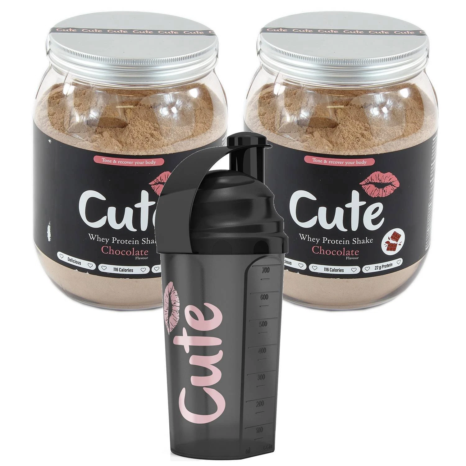 Cute Woman Whey Protein Shake 2 x 500g Diet Protein Slimming Shake and Shaker
Opens in a new window