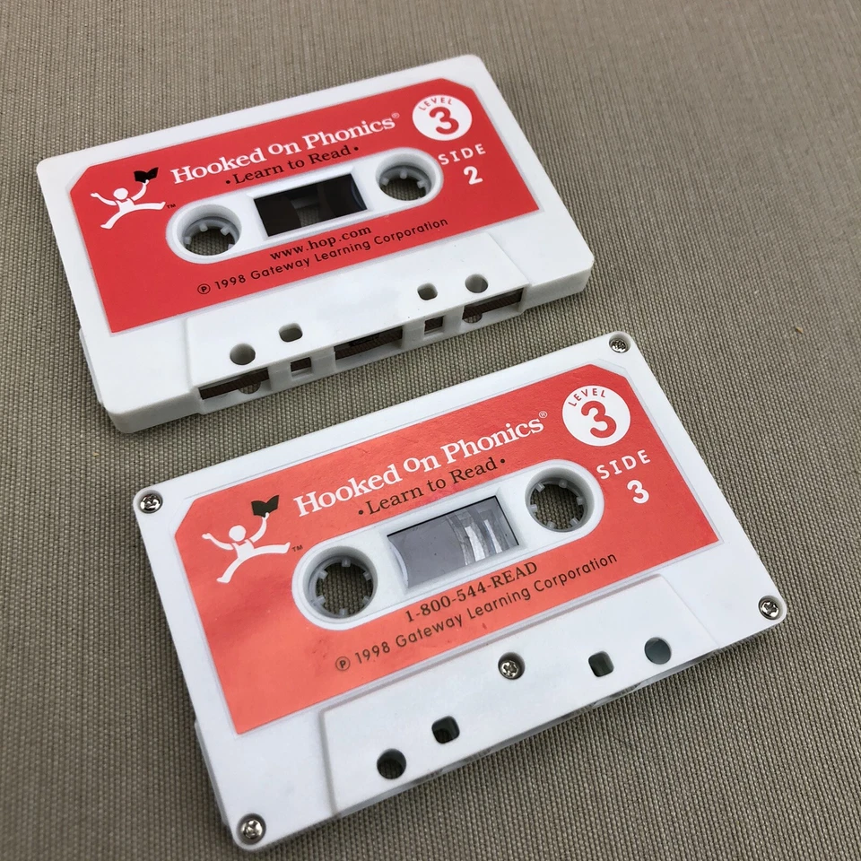 Nivel 3 ENGANCHADO EN PHONICS HOP Rojo Repuesto Casetes Lados y Tarjetas y Caja Foto 3 de 4