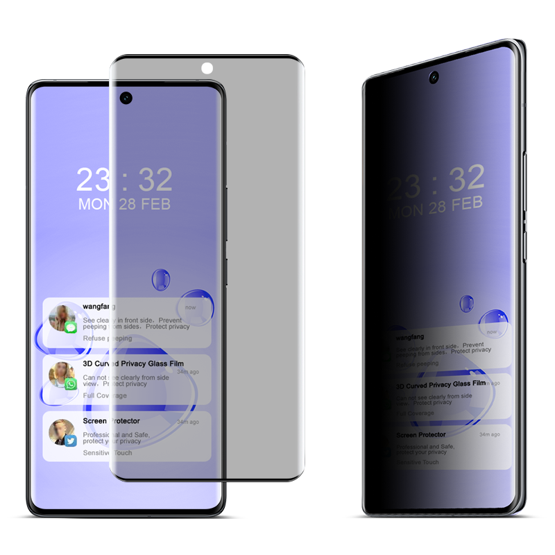 VacFun Pellicola Privacy Per Vivo Nex S, Protezione Schermo TPU Auto-riparante, Anti-graffio, Installazione Facile, Copertura Totale