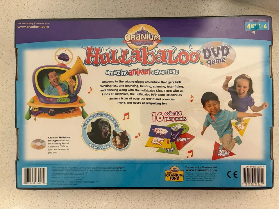 "Hullabaloo DVD" Game by Cranium - 2005 Edition - Ages 4+ New Sealed - Image 2 of 4