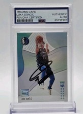 Luka Doncic Signed 2018 Panini Status Rookie Card #122 Dallas Mavericks PSA